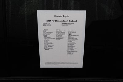 2024 Ford Bronco Sport Big Bend