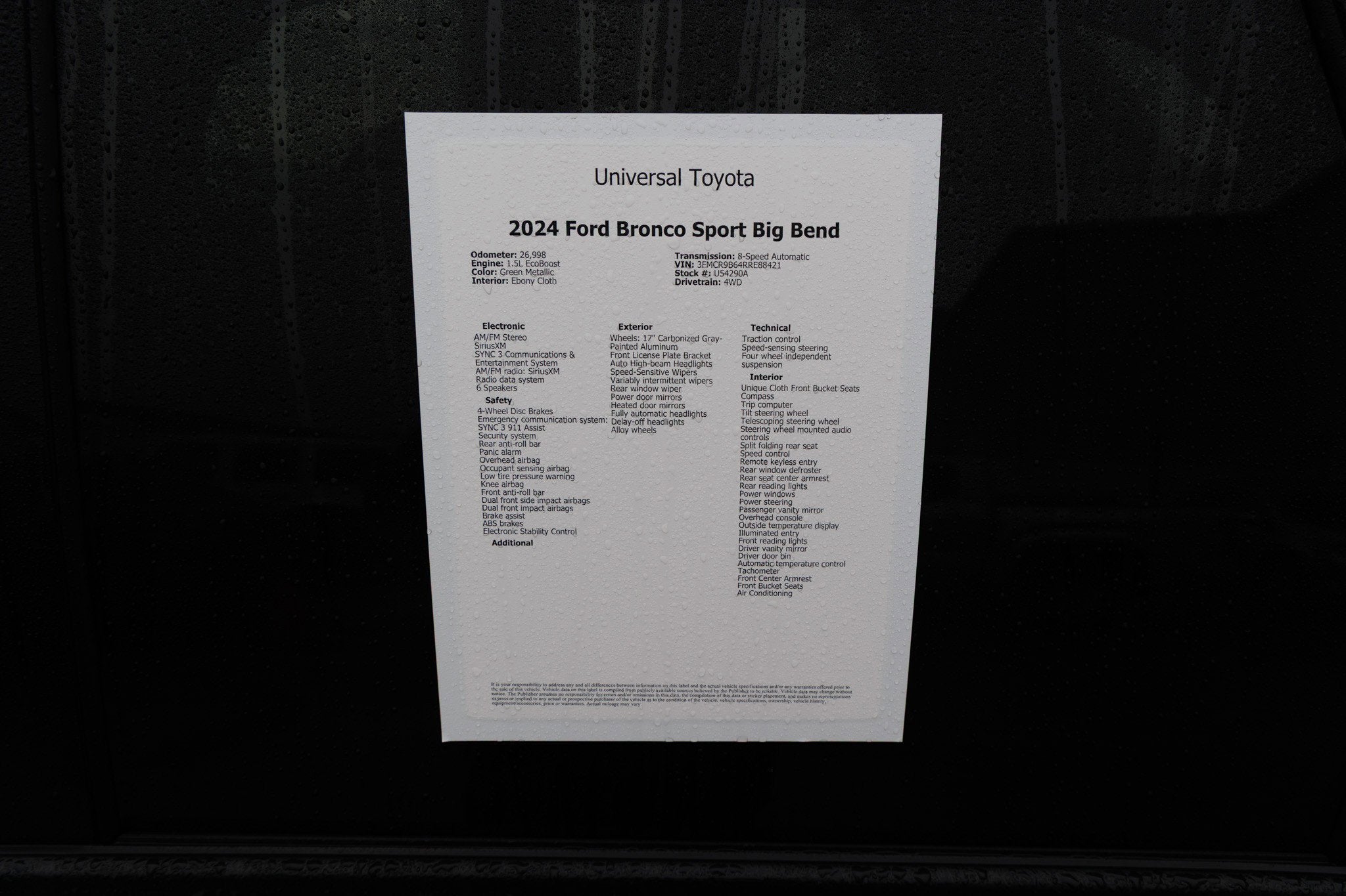 2024 Ford Bronco Sport Big Bend