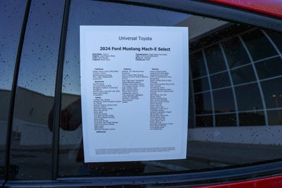 2024 Ford Mustang Mach-E Select