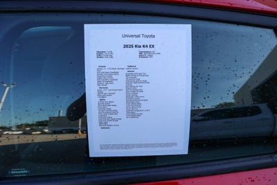 2025 Kia K4 EX