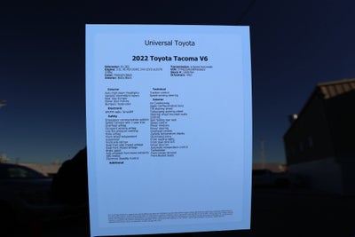 2022 Toyota TACOMA LIMITED Limited