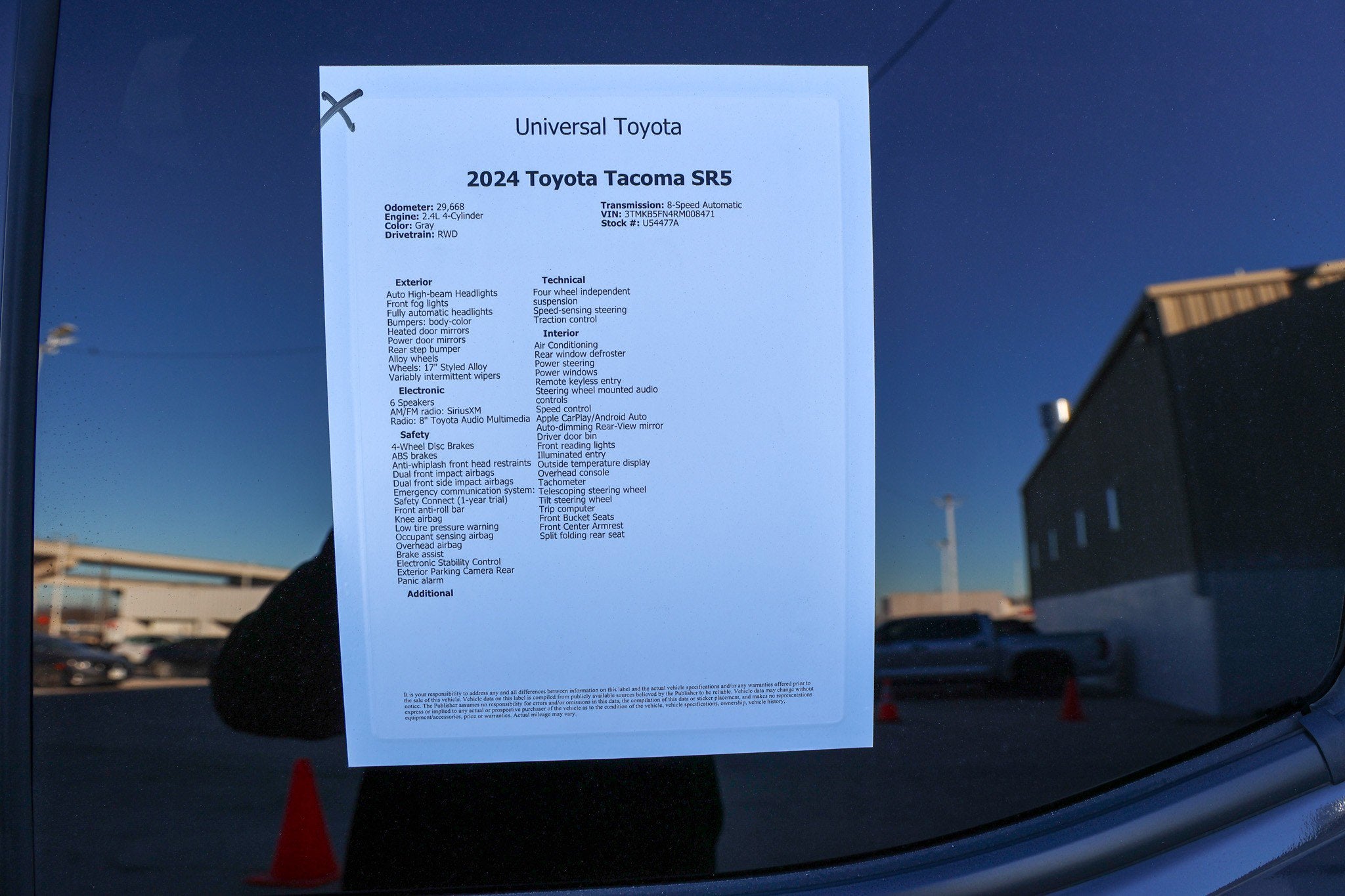 2024 Toyota TACOMA SR5 SR5