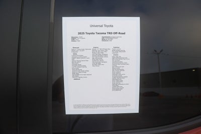 2025 Toyota Tacoma TRD Off Road