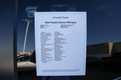 2024 Toyota TACOMA TRD SPORT TRD Sport