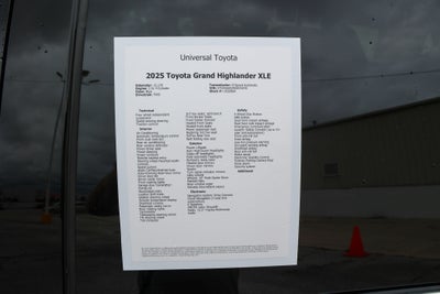 2025 Toyota Grand Highlander XLE