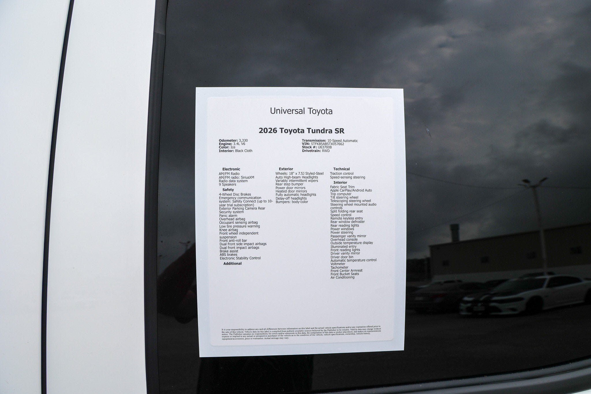 2026 Toyota Tundra SR