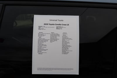 2025 Toyota Corolla Cross LE