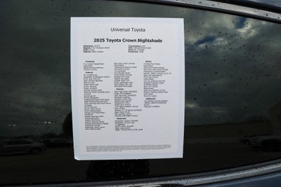 2025 Toyota CROWN Nightshade