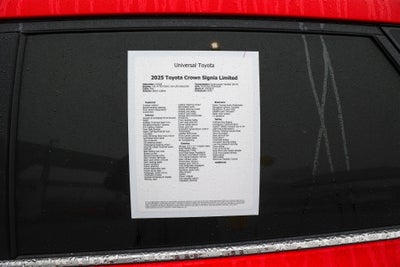 2025 Toyota CROWN SIGNIA Limited