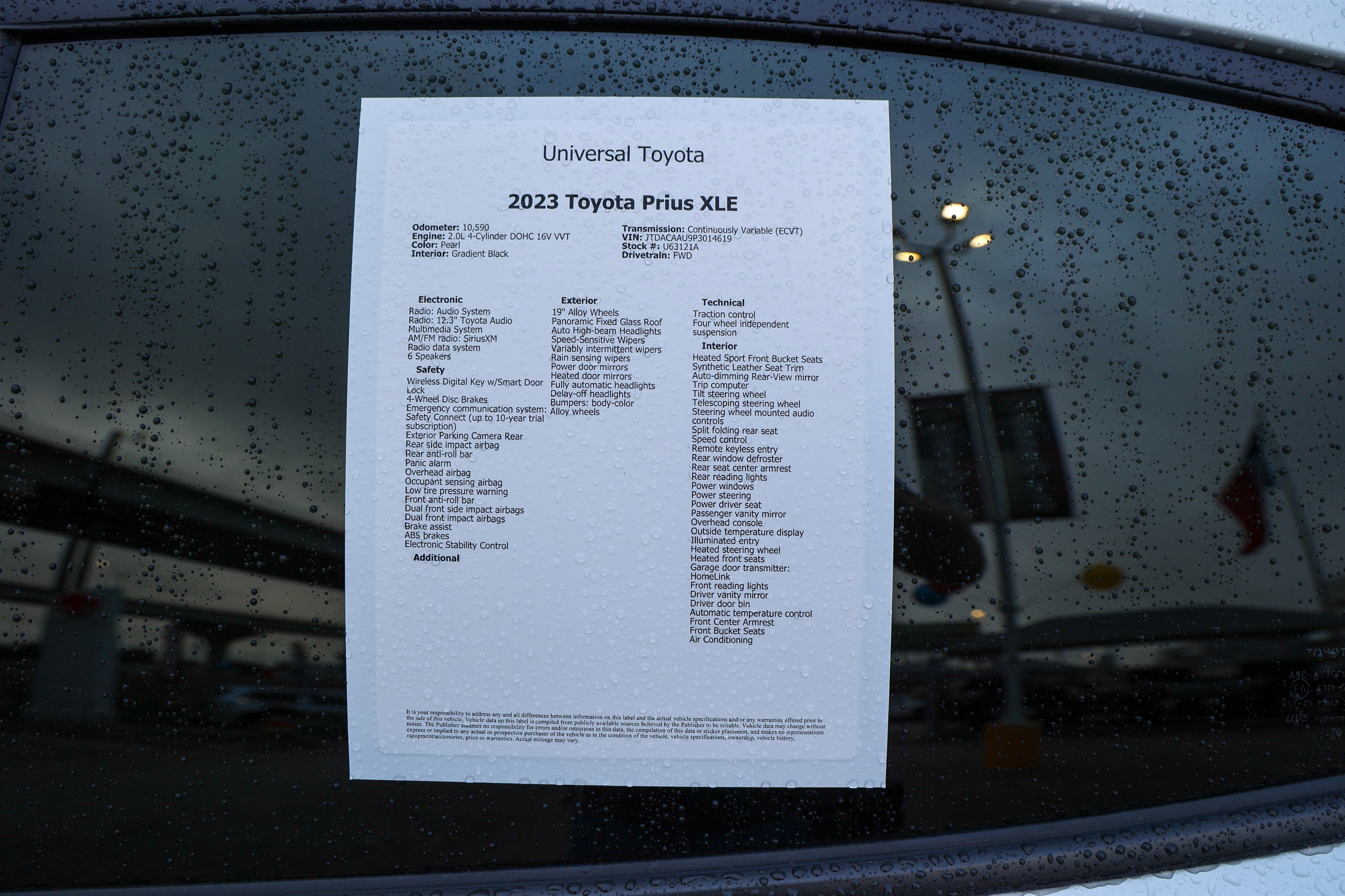 2023 Toyota Prius XLE