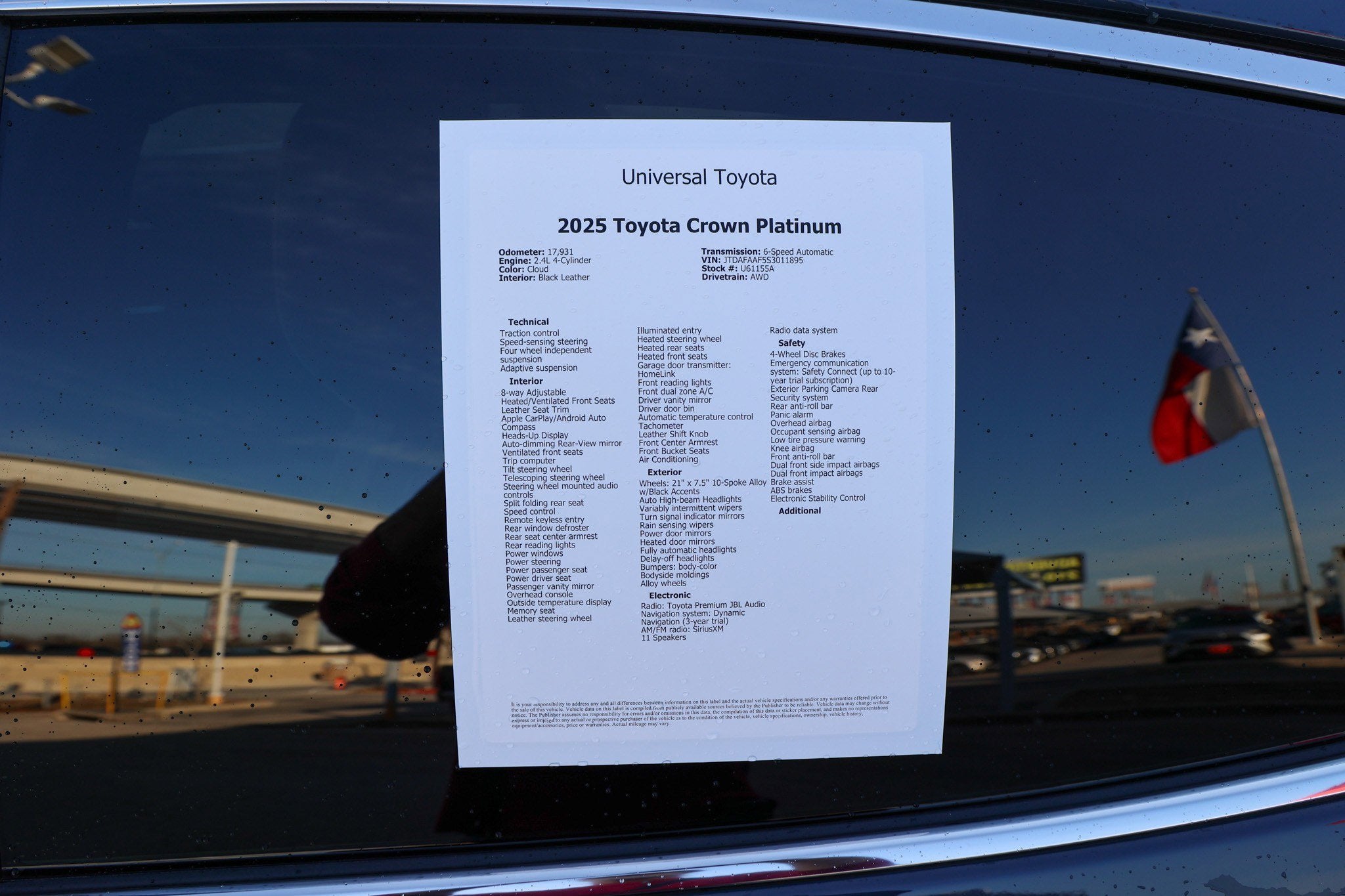 2025 Toyota CROWN Platinum