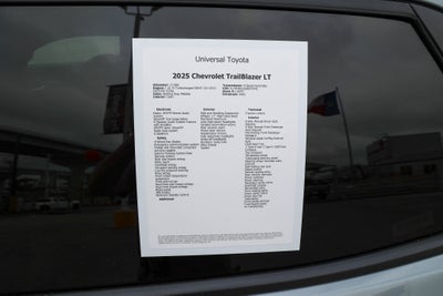 2025 Chevrolet Trailblazer LT