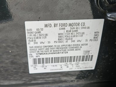 2022 Ford Explorer Timberline