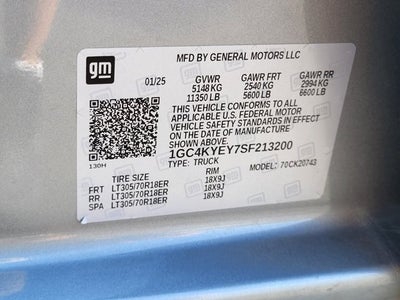 2025 Chevrolet Silverado 2500HD ZR2