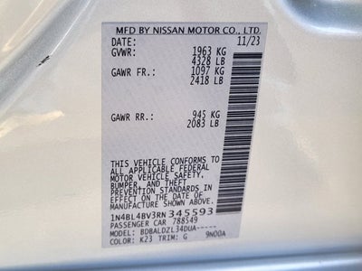 2024 Nissan Altima 2.5 S