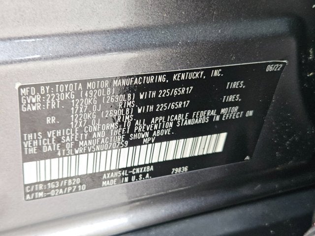 2022 Toyota RAV4 Hybrid LE