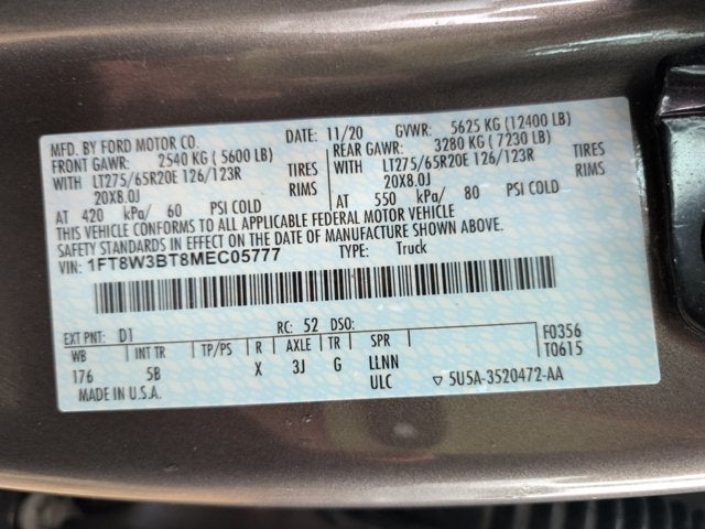 2021 Ford Super Duty F-350 SRW Lariat®
