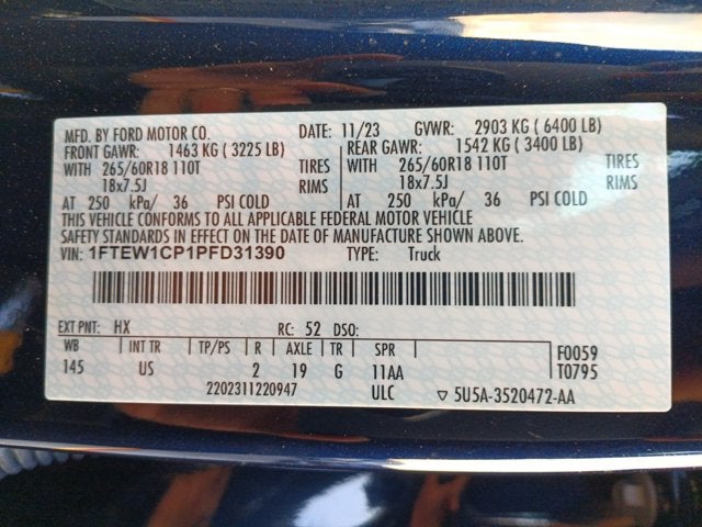 2023 Ford F-150 XLT