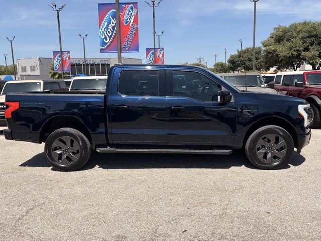 Used 2023 Ford F-150 Lightning Lariat with VIN 1FTVW1EL2PWG30218 for sale in San Antonio, TX