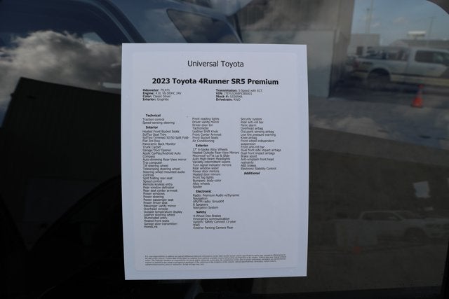 2023 Toyota 4Runner SR5 Premium