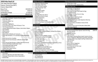 2025 Kia Soul LX