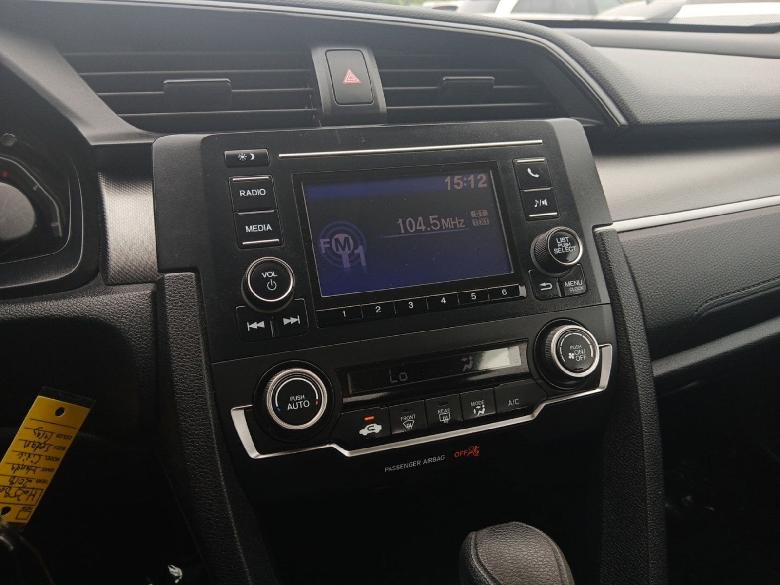 2018 Honda Civic LX W/ BACK-UP CAMERA & ENGINE IMMOBILIZER