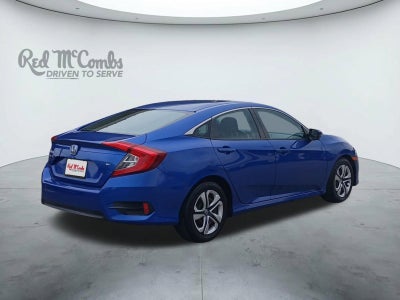 2018 Honda Civic LX W/ BACK-UP CAMERA & ENGINE IMMOBILIZER