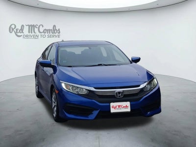 2018 Honda Civic LX W/ BACK-UP CAMERA & ENGINE IMMOBILIZER