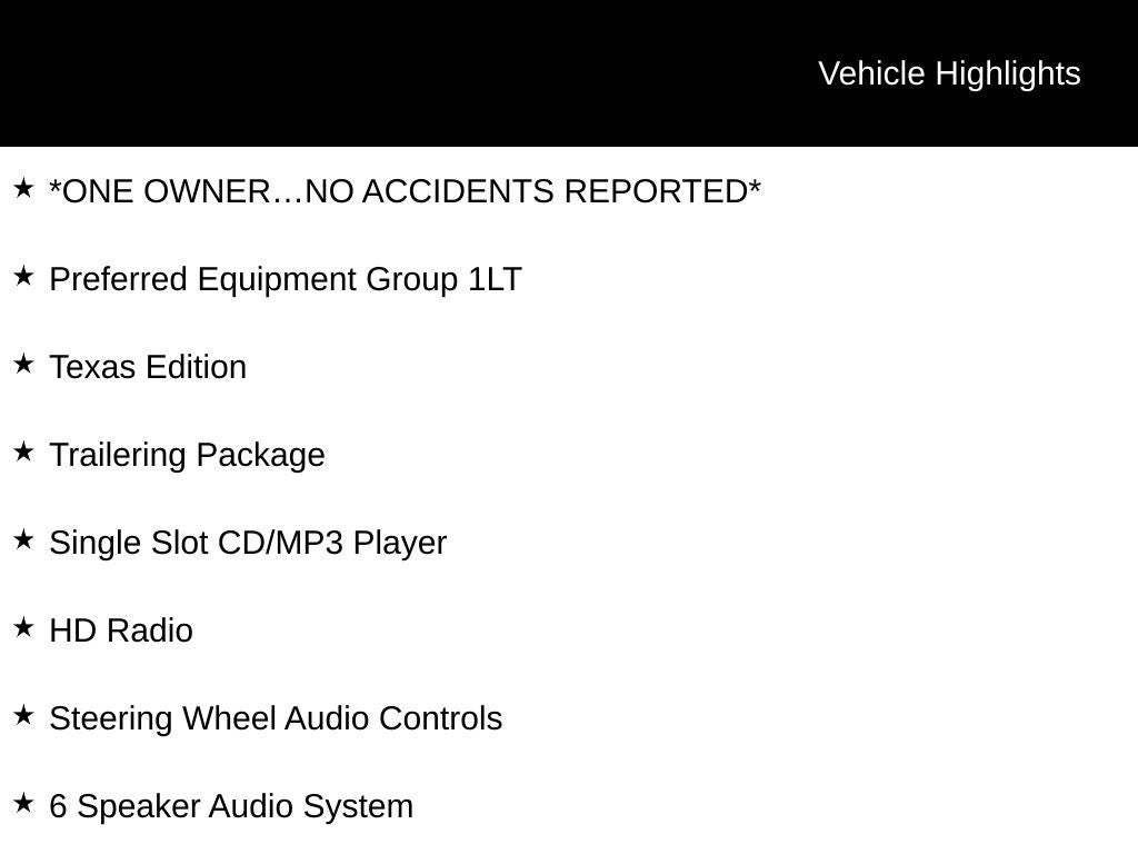 2016 Chevrolet Silverado 1500 LT LT1