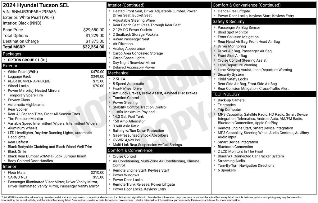2024 Hyundai Tucson SEL